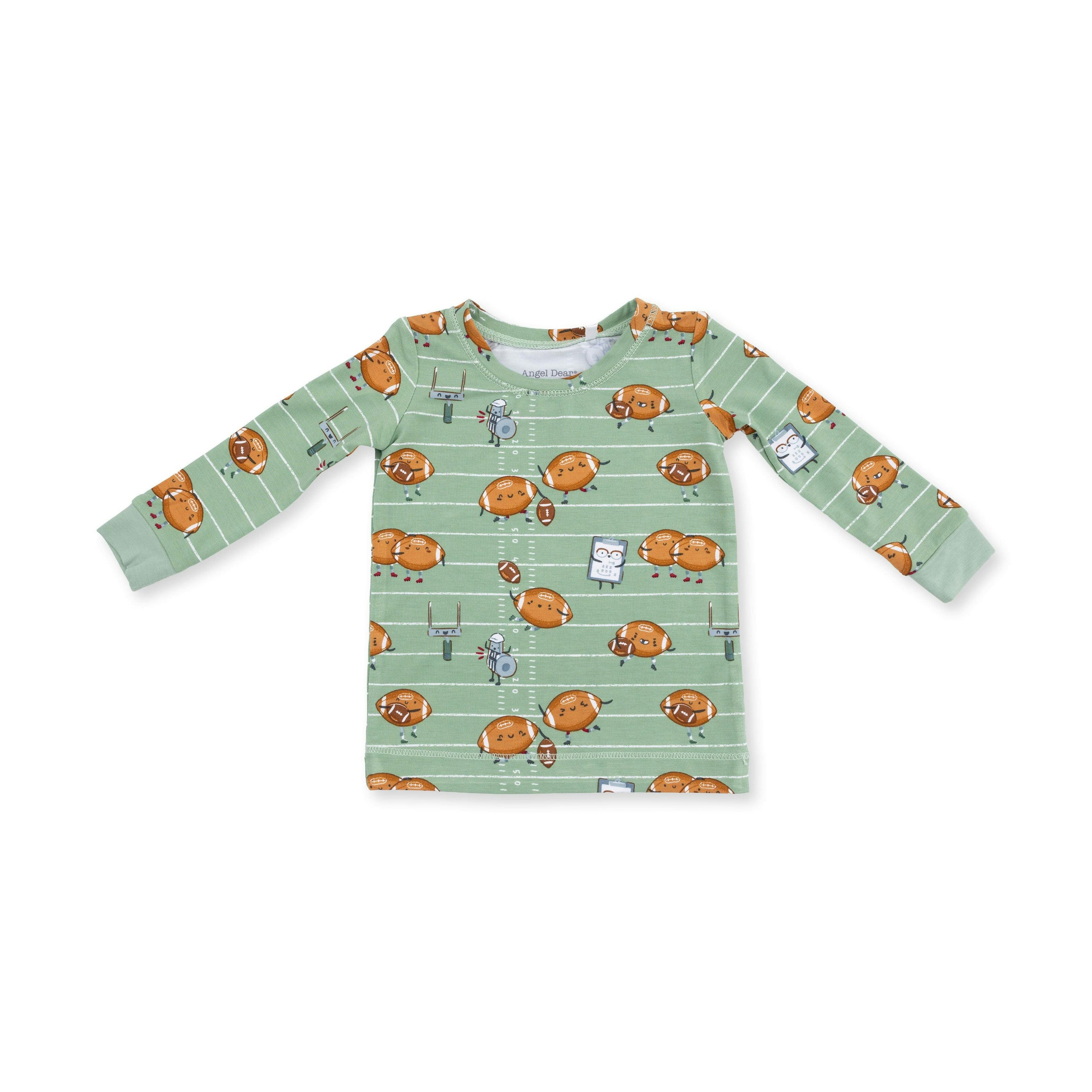 Footballs Playing Football - Long Sleeve Loungewear Set