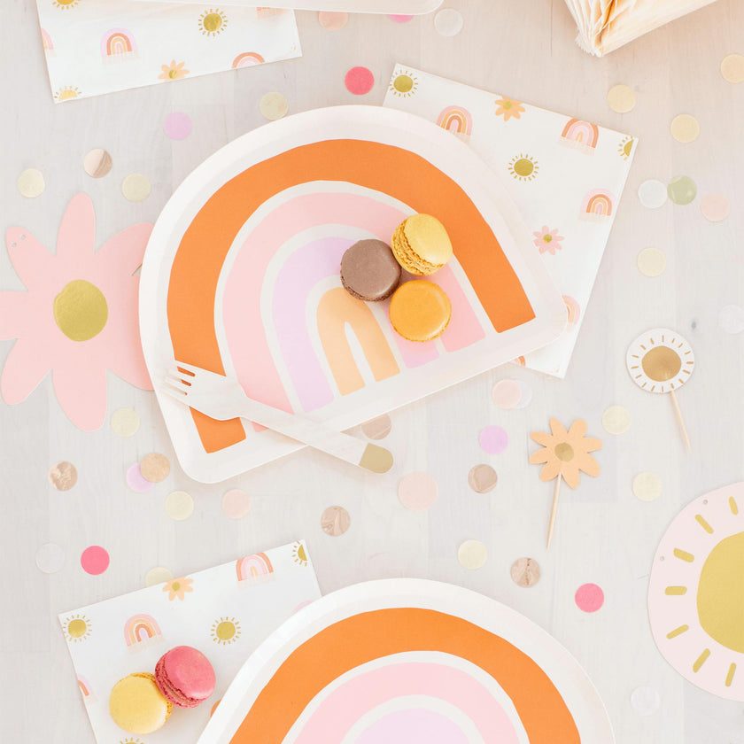Boho Rainbow Nail Stickers