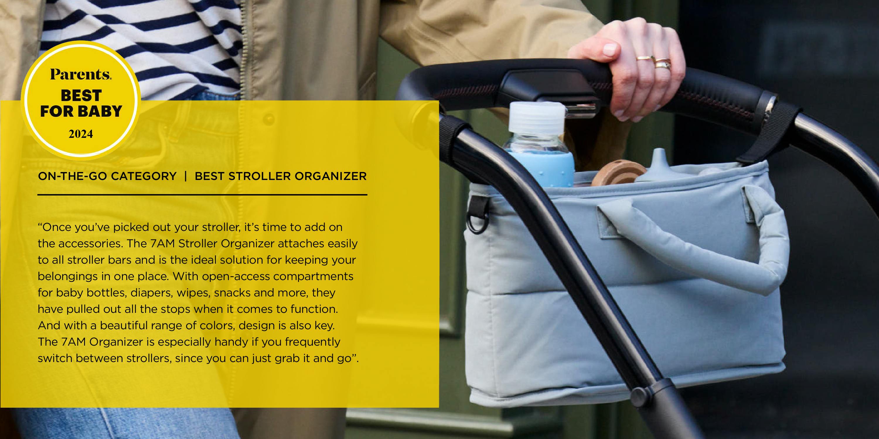 Romy Stroller Organizer - Checker Berber