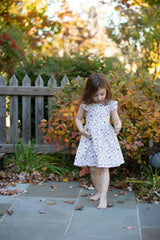 Ruffle Sleeve Dress in 90s Toys