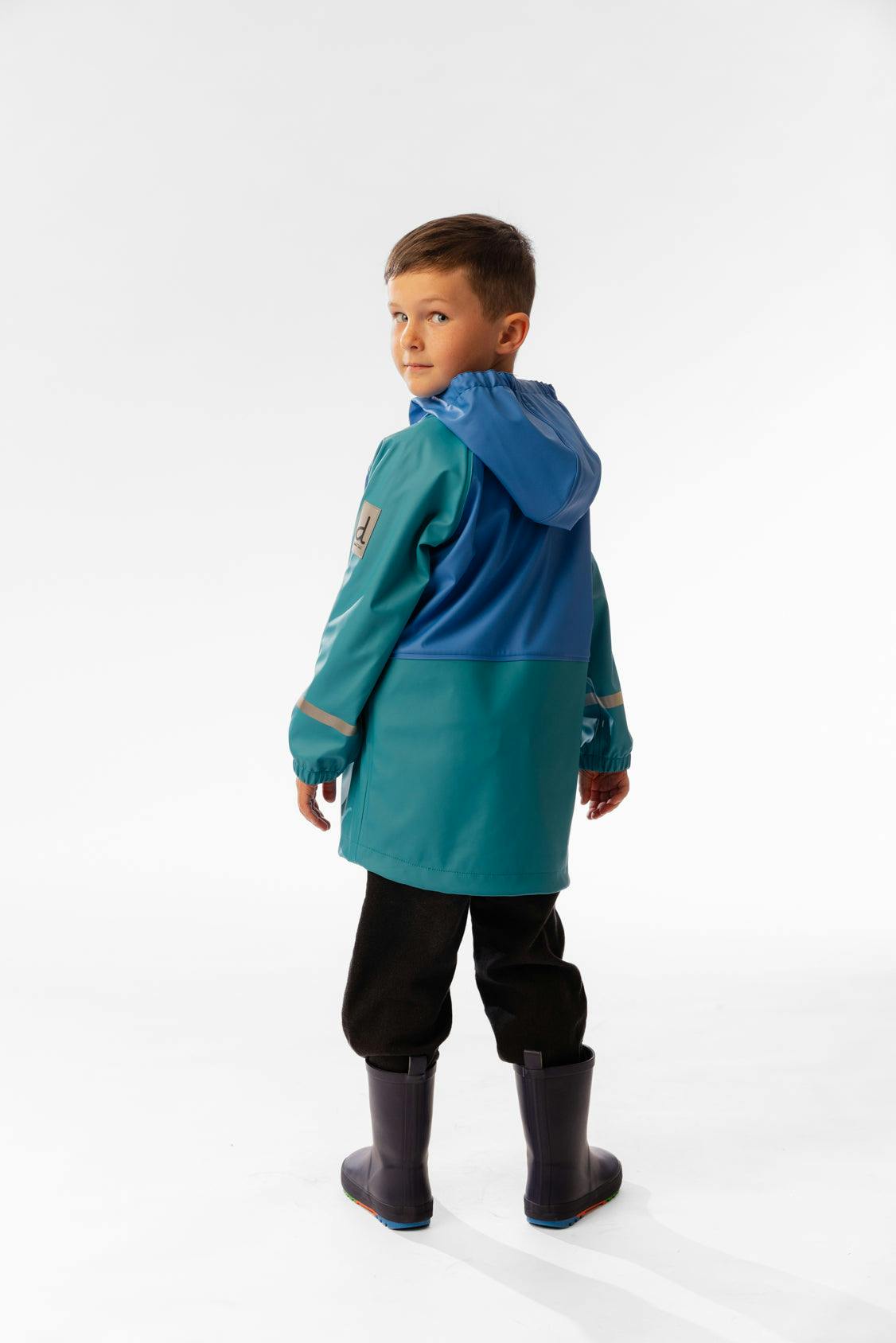 Rain Jacket Dark Turquoise