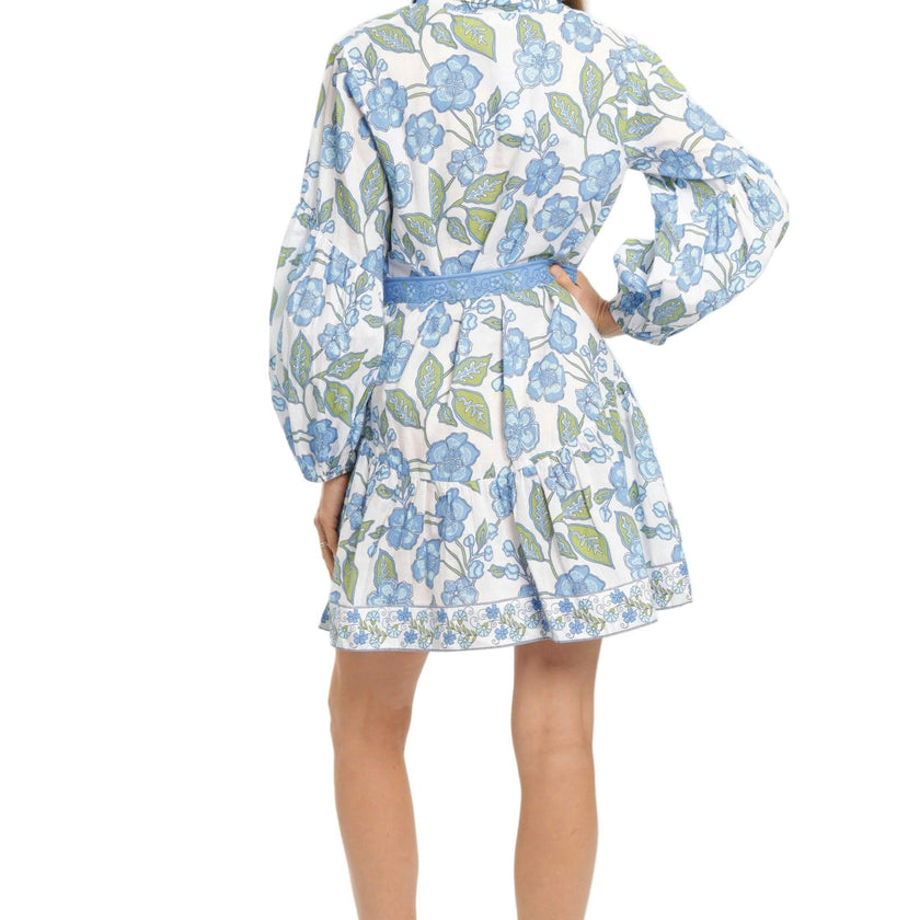 Angela Dress - Fleur Bleu