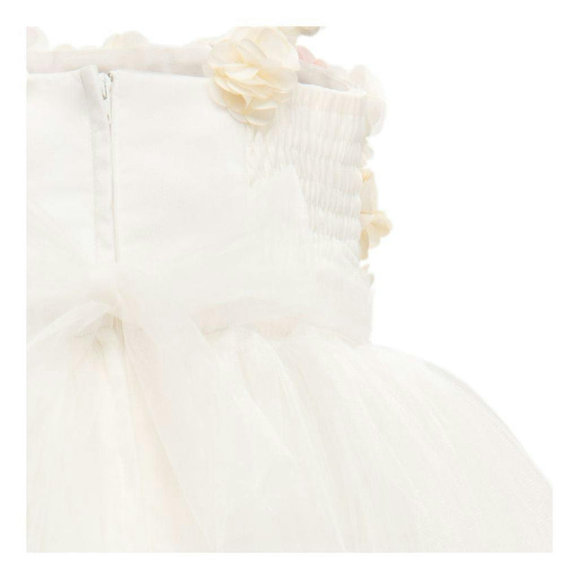 White Rose Campanula Dress