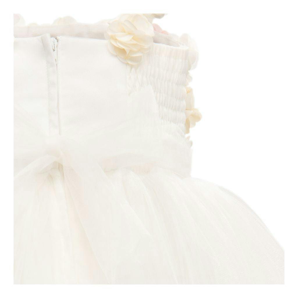 White Rose Campanula Dress