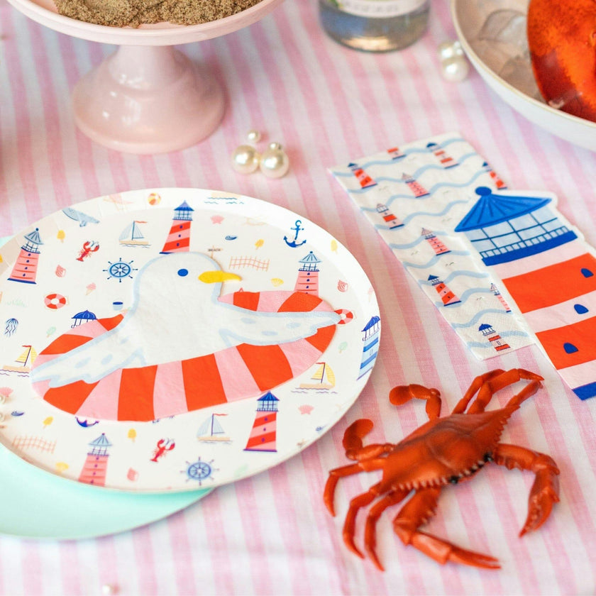 Seaside Seagull Guest Napkins