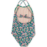 Cross Back One-Piece Swimsuit, Blue