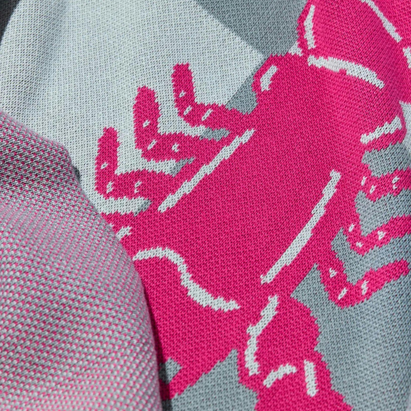 Lobster Tile Knit Blanket