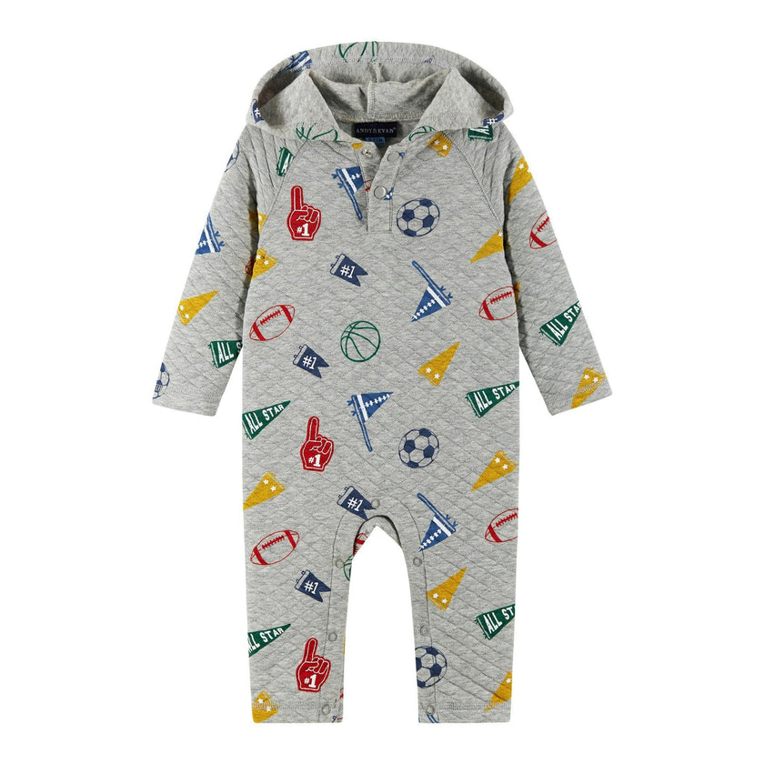 Infant Hooded Baby Romper
