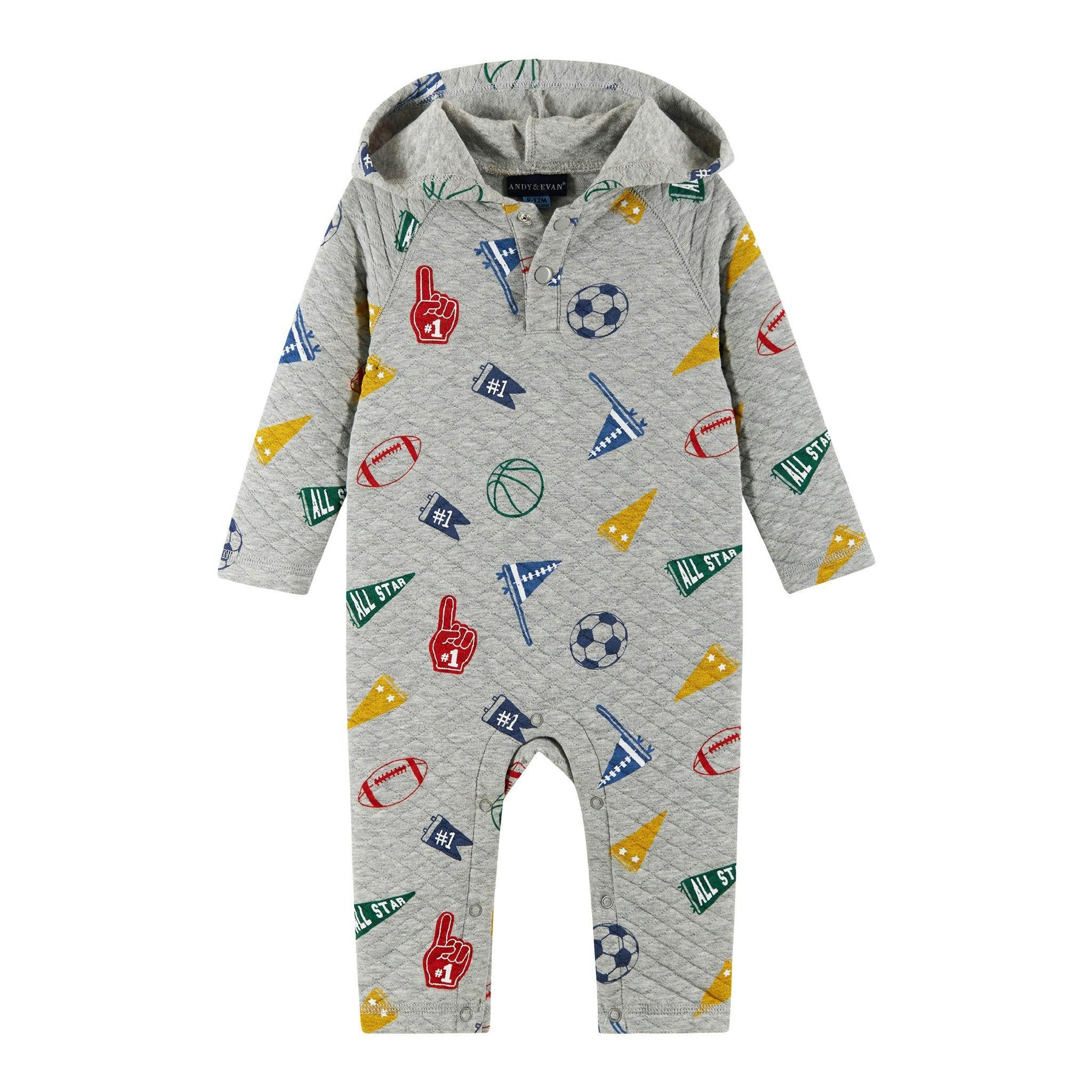 Infant Hooded Baby Romper