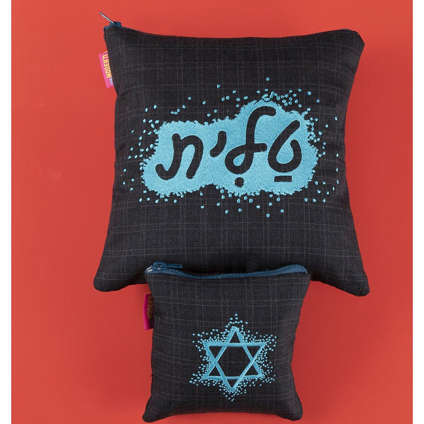 Tallit & Tefillin Charcoal Suiting Bag Set