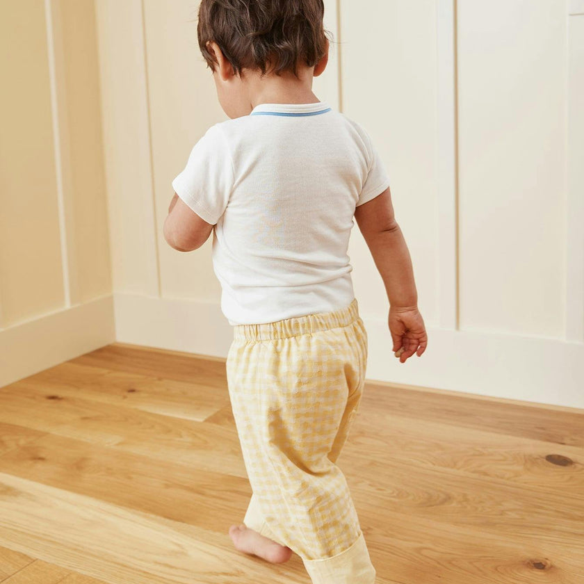Crossbody Short Sleeve Onesie