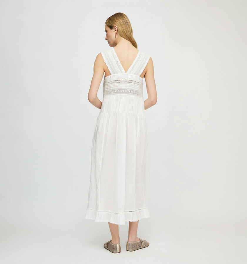 The Lorelai Nightgown - Ivory Washed Voile