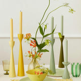 Lemon Sherbet Yellow Table Candles