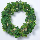 Everyday Mixed Greenery Geranium, Clover & White Berry Twig All Seasons Wreath