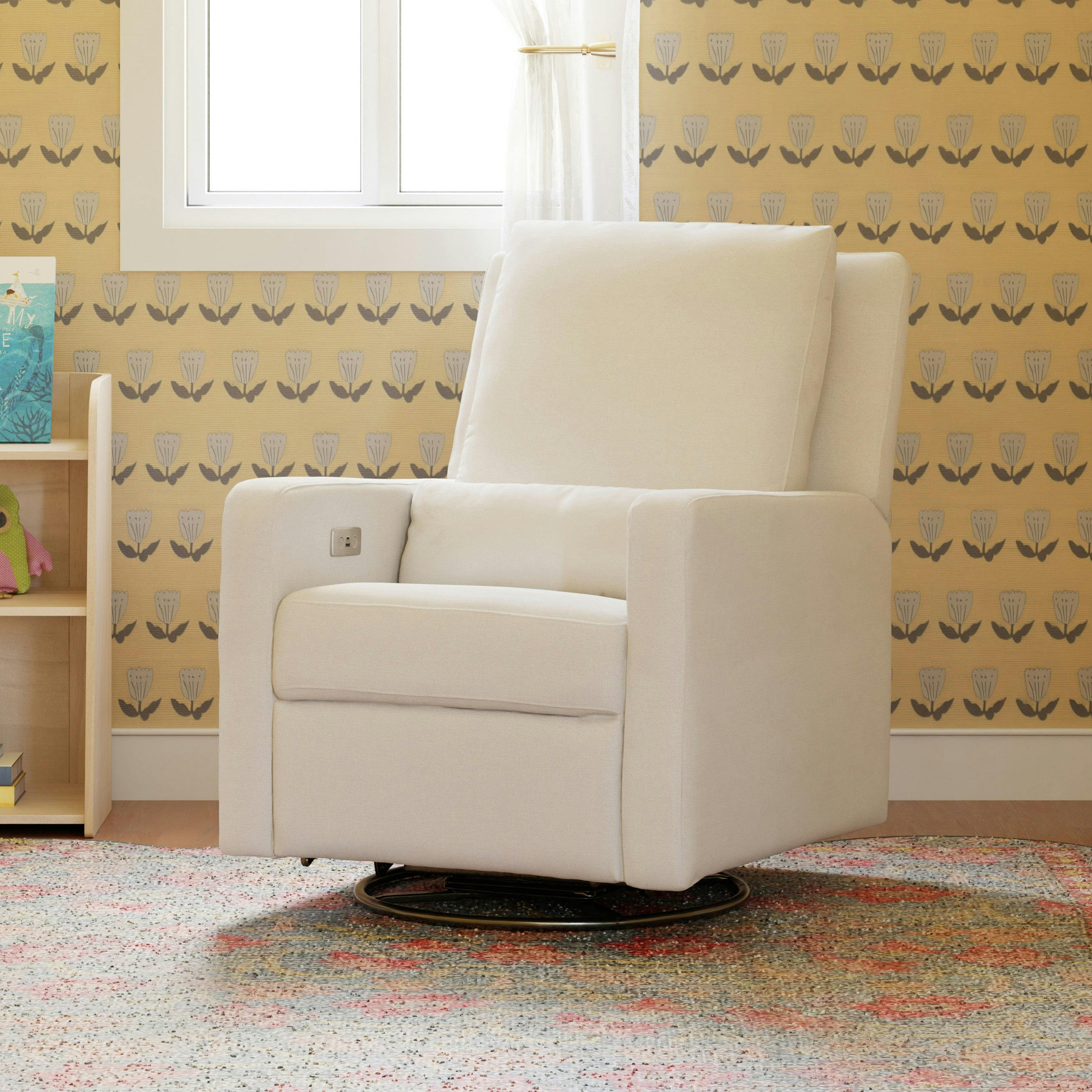 Babyletto Sigi Electronic Recliner and Swivel Glider with USB port