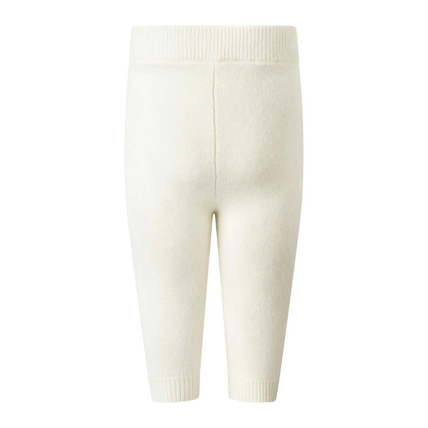 Ivory Cashmere Set with Broderie Collar