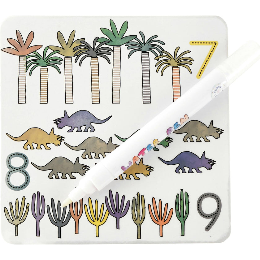 Dinosaur Magic Water Color-In Cards