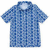 Griffin Boys' Pima Cotton Polo Shirt - Pep Rally Blue