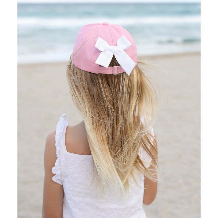 Strawberry Bow Baseball Hat (Baby/Toddler, Youth)
