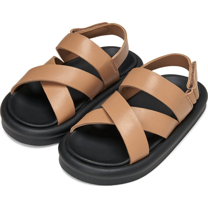 Rick Velcro Strap Leather Sandals