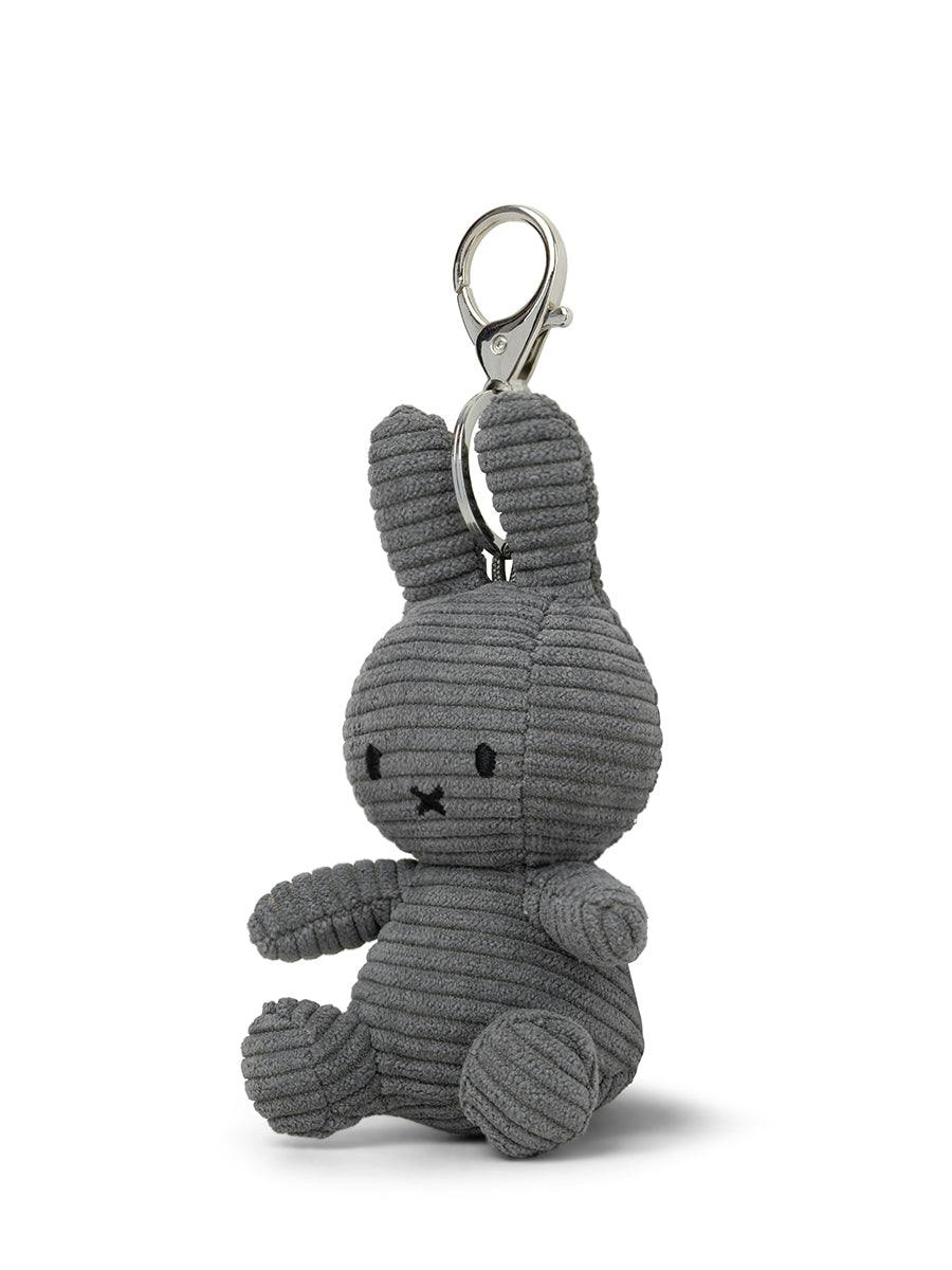 Miffy Keychain ECO Corduroy Grey - 4