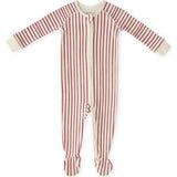 Ribbed Baby Sleeper, Red