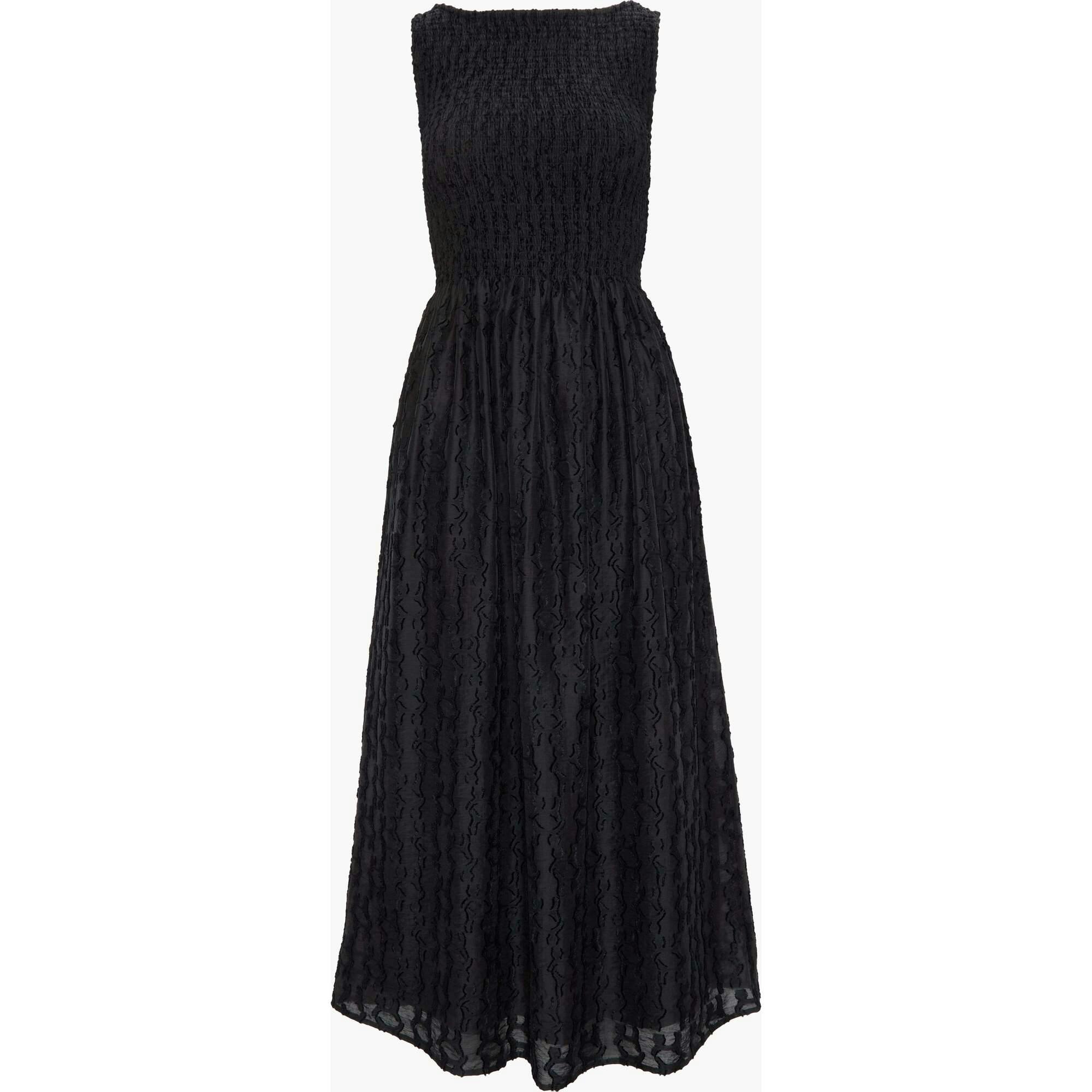 The Cosima Nap Dress - Black Fil Coupé