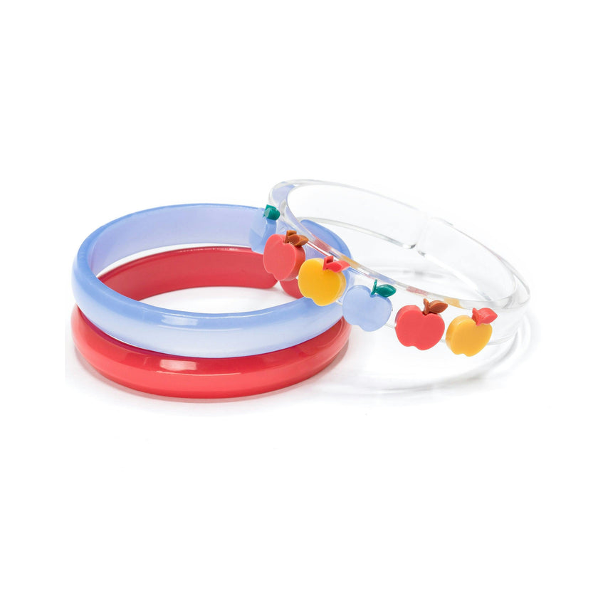 BTS25 - Apple Red Yellow Blue Bangles