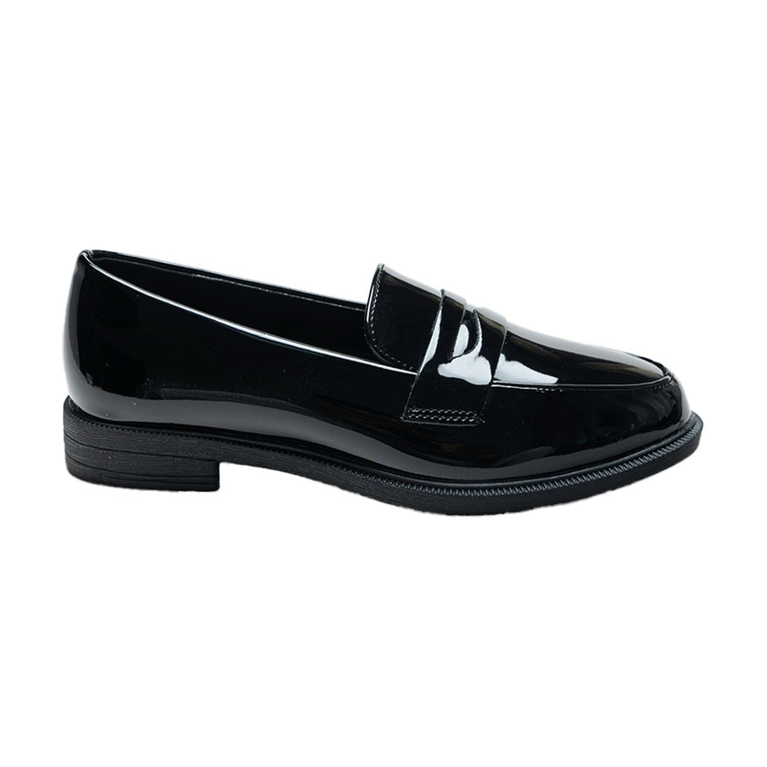 Black Patent Penny Loafers