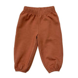 Boys Baggy Sweatpants in Rust