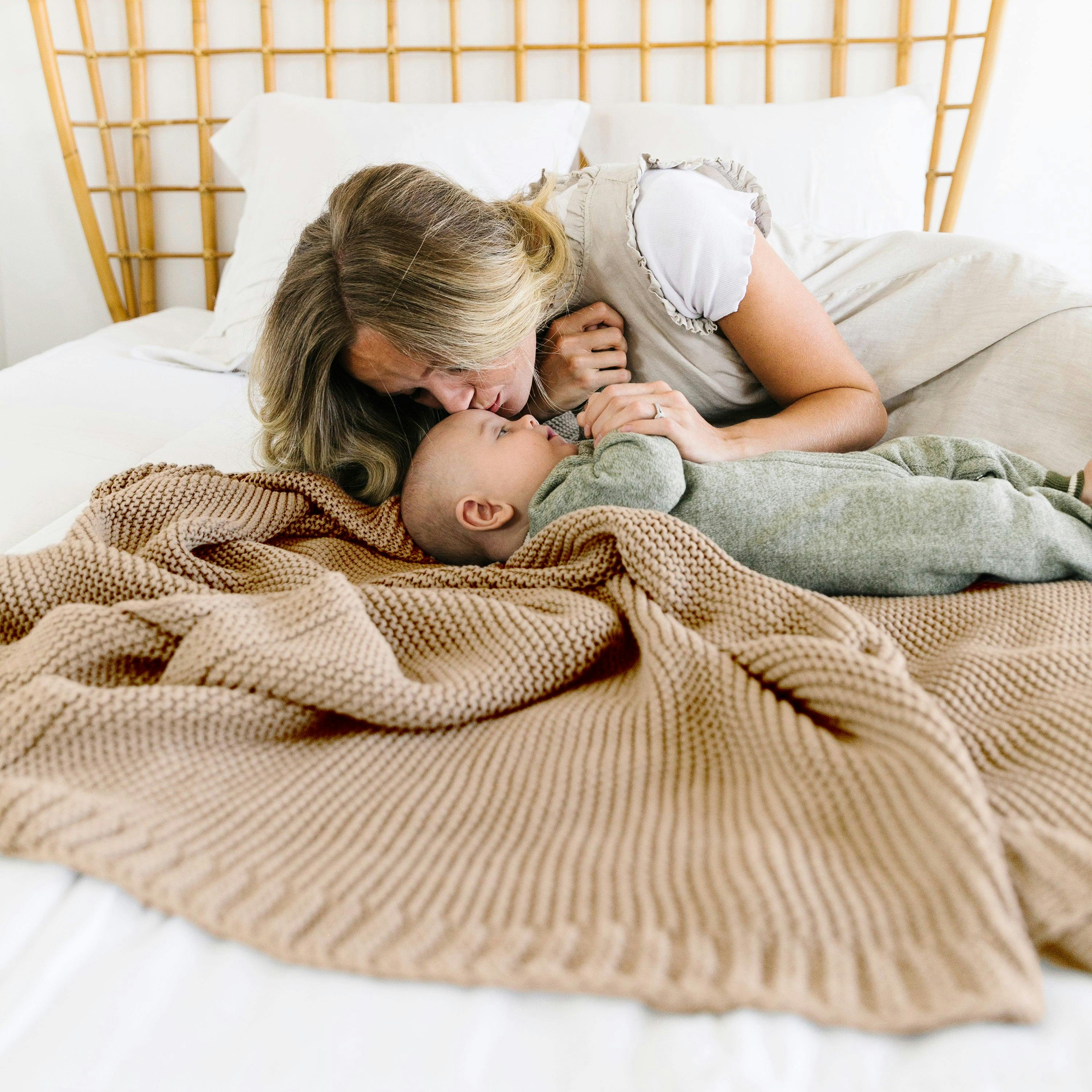 Chunky Knit Throw Blanket