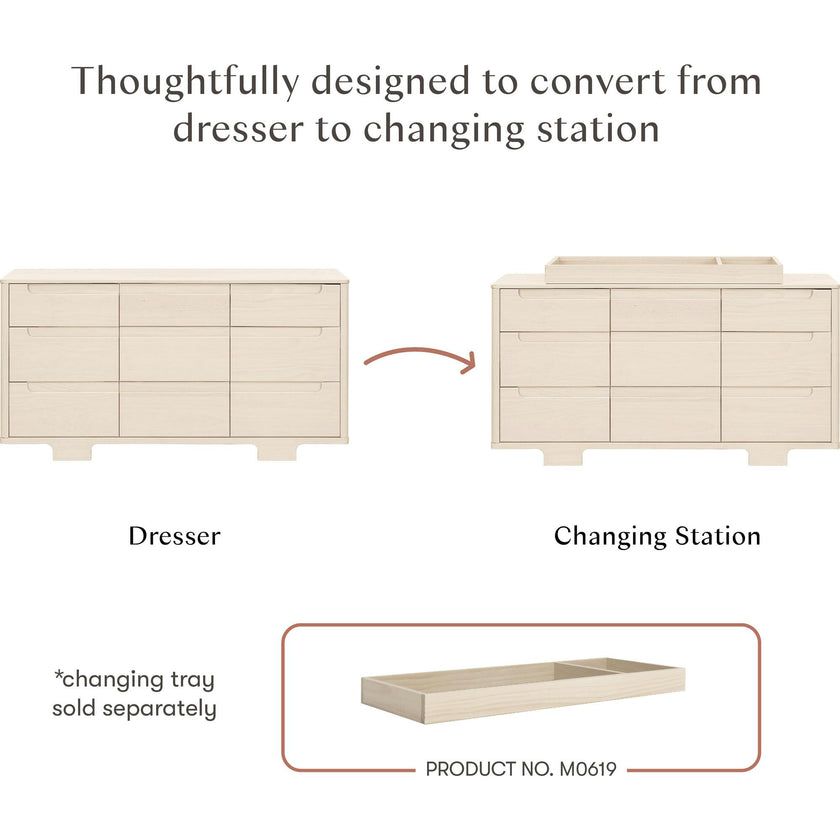 Yuzu 9-Drawer Extra Wide Assembled Dresser (66")
