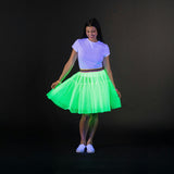 Jr Star Adult Short Green Glow Skirt
