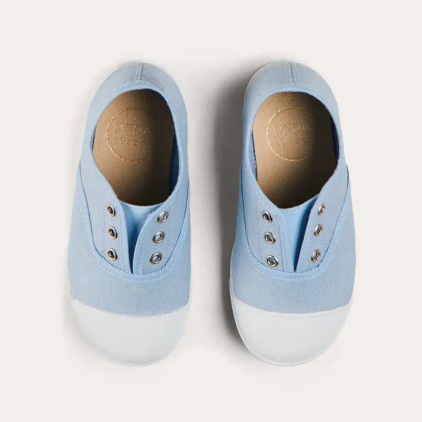 Canvas Plimsolls in Blue (20-37EU)