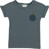 Boys Ribbed Berry Short Sleeve Shirt