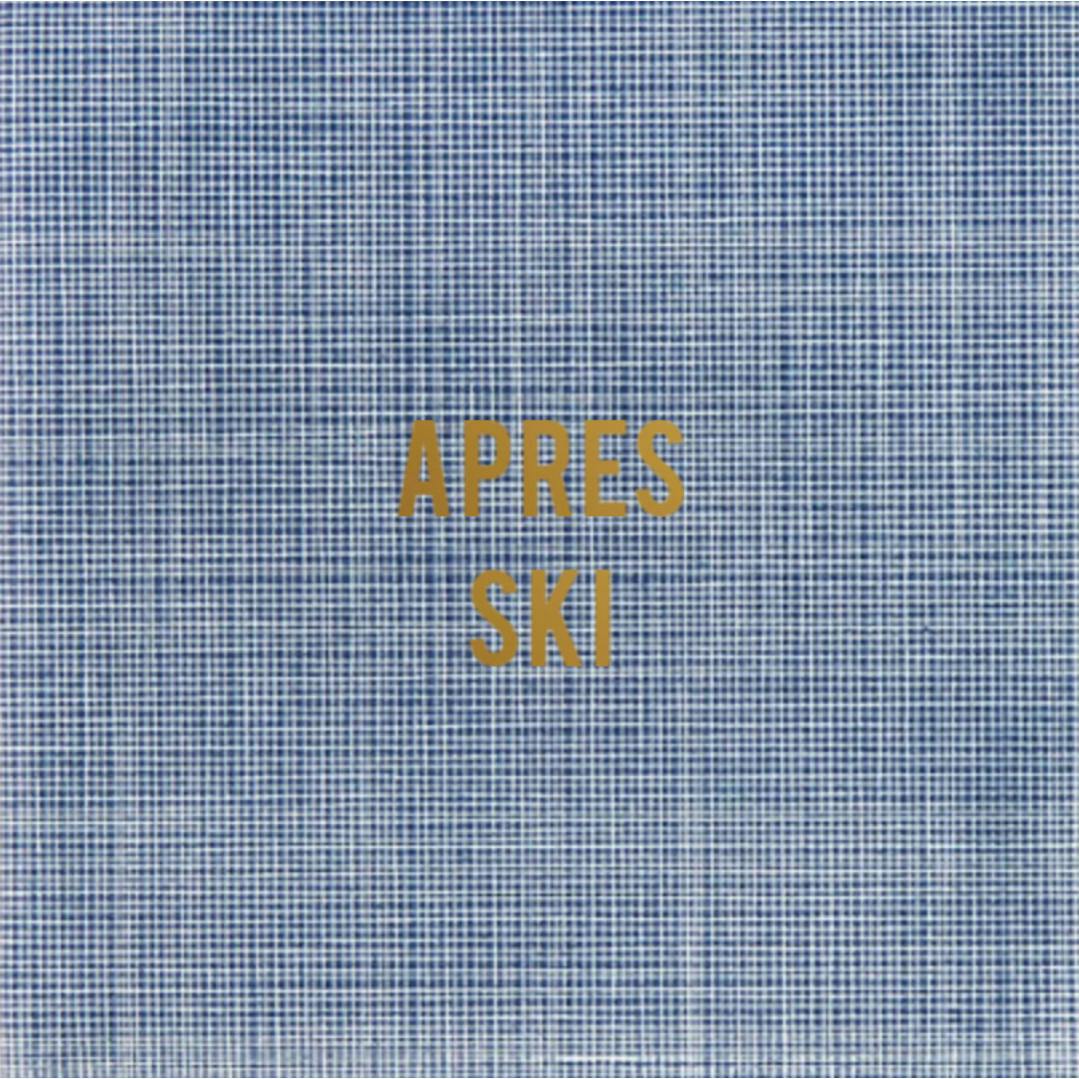 Apres Ski Disposable Cocktail Napkin