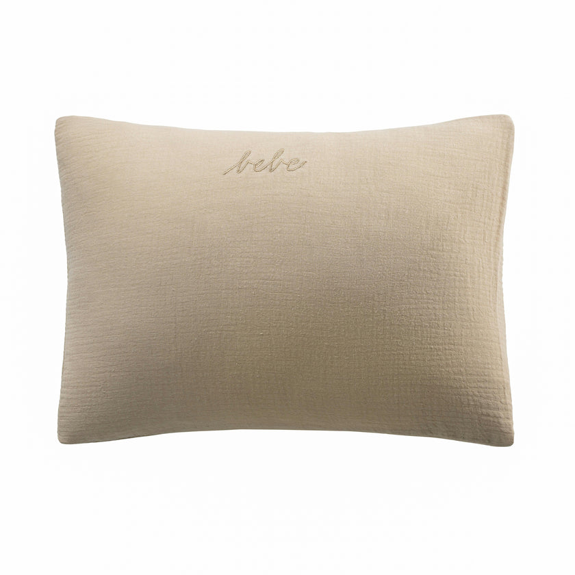 Pink Gauze Linen Bebe Boudoir Sham
