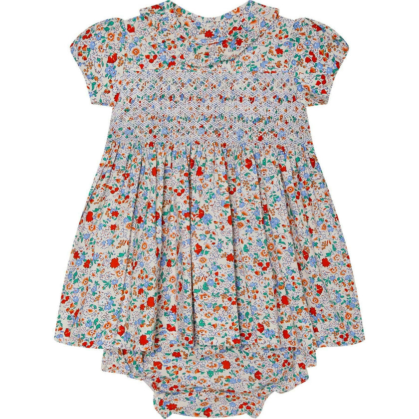 Hand-Smocked Baby Dress Freesia