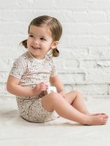 2-Piece Short Sleeve Jammie Set Wave Stripe / Rain