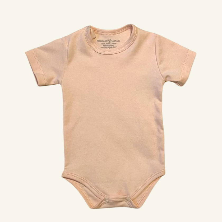 Short Sleeve Bodysuit in Pima Cotton
