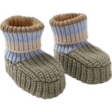 Chunky Ribbed Knit Anti-Grip Sole Slip-On Slippers