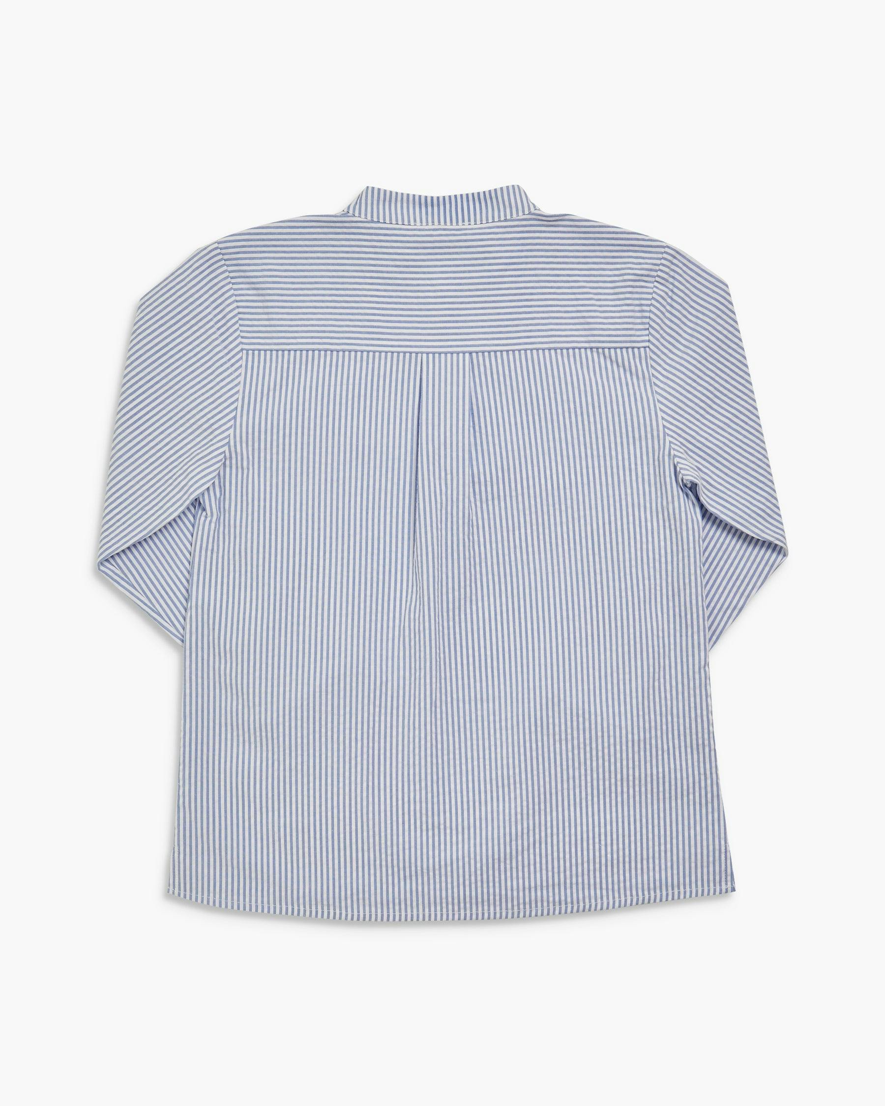 Pereprine Shirt Blue Seersucker