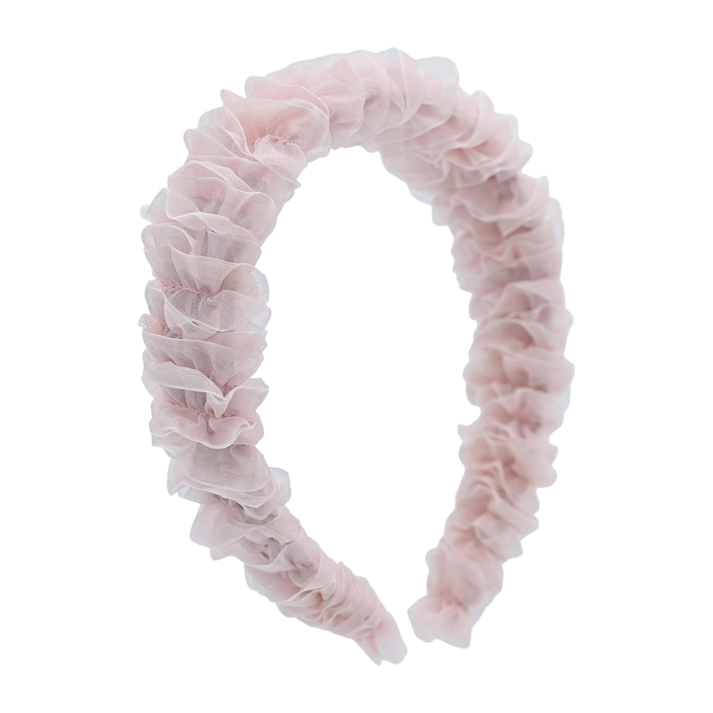 Multicolored Tulle Ruffle Headband