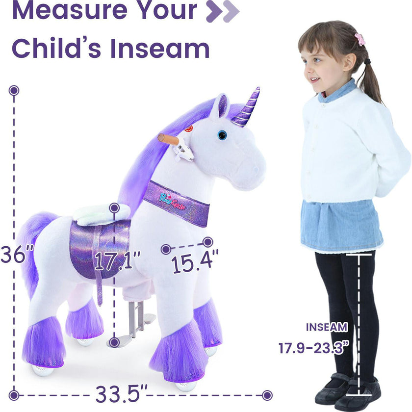 Model U® Unicorn Ride-On Toy Age 3–4 – Purple