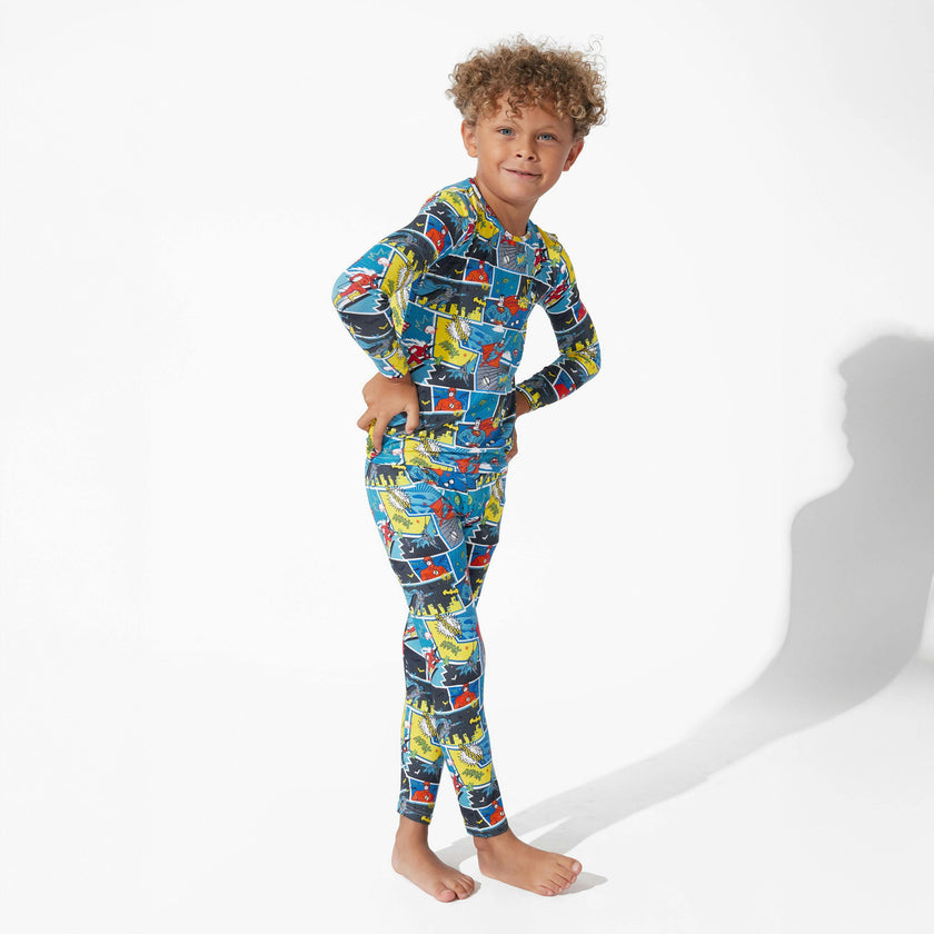 Justice League Heroes Bamboo Kids Pajamas