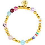 Women's 14K Gold Filled Mix Media Bracelet