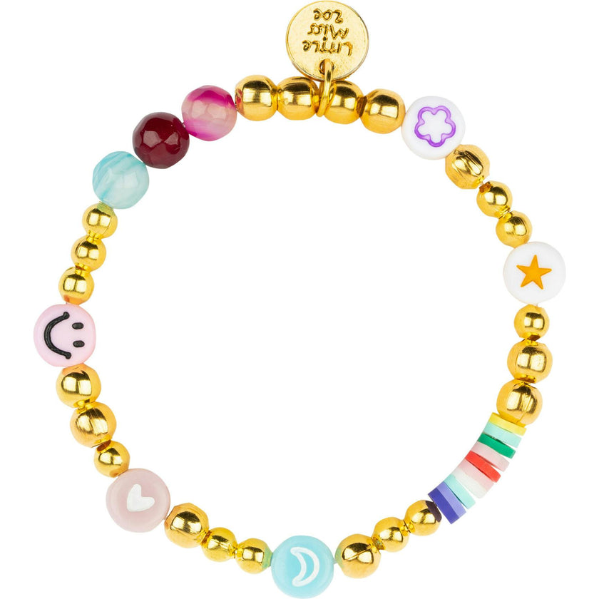 Women's 14K Gold Filled Mix Media Bracelet