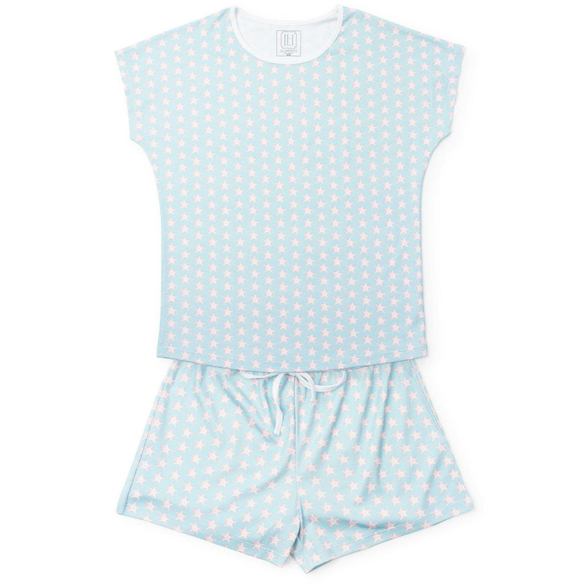 Riley Women's Pajama Short Set - Seaside Starfish