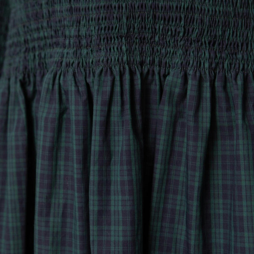 Finley Dress in Twilight Pine Plaid