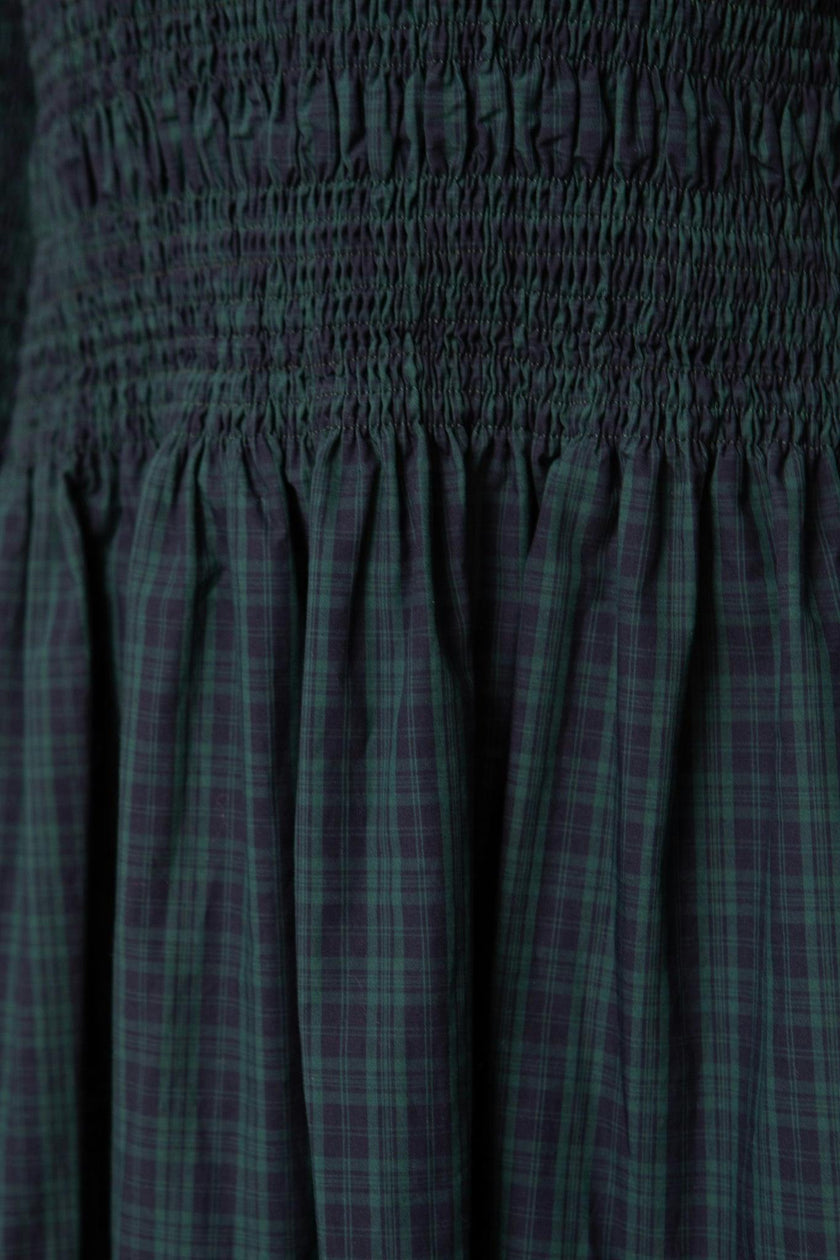 Finley Dress in Twilight Pine Plaid